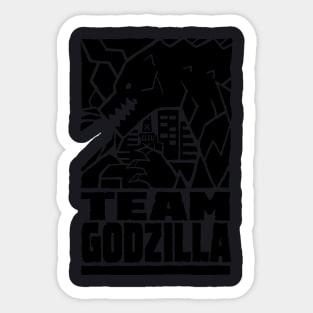 Godzilla vs King Kong - TEAM GODZILLA Sticker